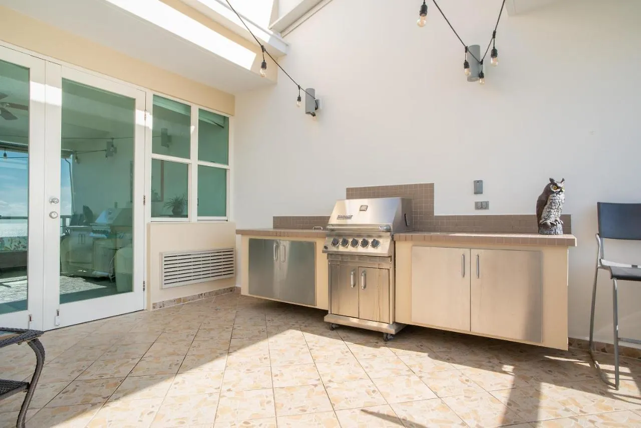 Beachfront Penthouse With Ocean And Sunset Views At Pelican Reef #703 Rincón Puerto Rico