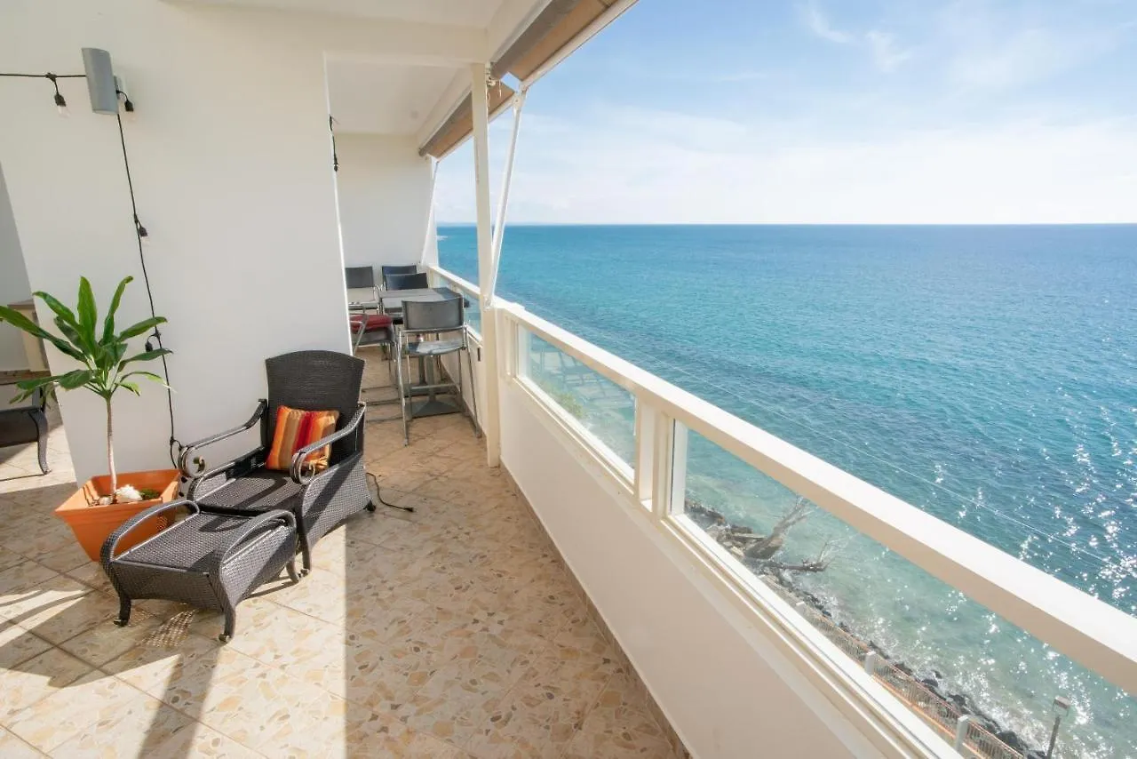 Beachfront Penthouse With Ocean And Sunset Views At Pelican Reef #703 Rincón